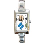 Breaking Bad Rectangle Italian Charm Watch