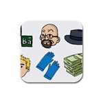 Breaking Bad Rubber Square Coaster (4 pack)