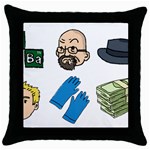 Breaking Bad Throw Pillow Case (Black)