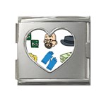 Breaking Bad Mega Link Heart Italian Charm (18mm)