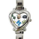 Breaking Bad Heart Italian Charm Watch