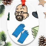 Breaking Bad Oval Ornament (Two Sides)