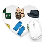 Breaking Bad Heart Mousepad