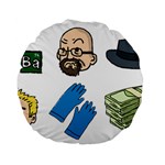 Breaking Bad Standard 15  Premium Flano Round Cushion 