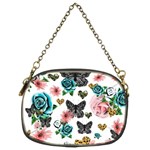 Black floral Chain Purse (Two Sides)