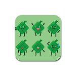 Ketupat Rubber Square Coaster (4 pack)