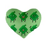 Ketupat Standard 16  Premium Heart Shape Cushion 