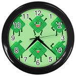 Ketupat Wall Clock (Black)