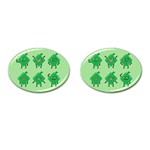 Ketupat Cufflinks (Oval)