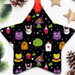  black Wonderland Ornament (Star)