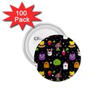  black Wonderland 1.75  Button (100 pack) 