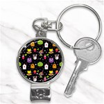  black Wonderland Nail Clippers Key Chain