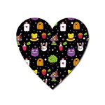  black Wonderland Magnet (Heart)