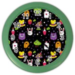  black Wonderland Color Wall Clock