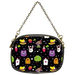  black Wonderland Chain Purse (Two Sides)