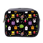  black Wonderland Mini Toiletries Bag (Two Sides)