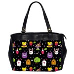  black Wonderland Oversize Office Handbag (2 Sides)