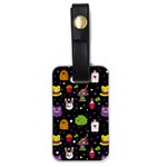  black Wonderland Luggage Tag (one side)