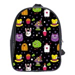  black Wonderland School Bag (XL)