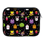  black Wonderland Apple iPad 2/3/4 Zipper Case