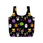  black Wonderland Full Print Recycle Bag (S)