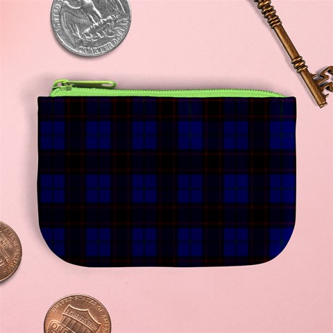 Homes Tartan Mini Coin Purse from ArtsNow.com Front