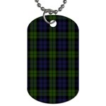 Blackwatch Tartan Dog Tag (One Side)