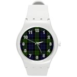 Blackwatch Tartan Round Plastic Sport Watch (M)