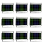 Blackwatch Tartan 9mm Italian Charm (9 pack)