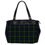 Blackwatch Tartan Classic Oversize Office Handbag (Two Sides)