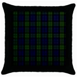 Blackwatch Tartan Throw Pillow Case (Black)