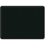 Blackwatch Tartan Double Sided Fleece Blanket (Large) (Two Sides)