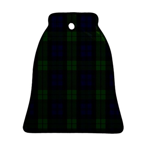 Blackwatch Tartan Bell Ornament (Two Sides) from ArtsNow.com Front