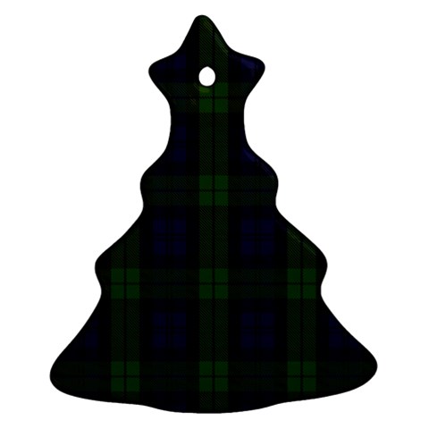 Blackwatch Tartan Ornament (Christmas Tree) from ArtsNow.com Front