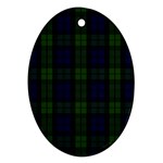 Blackwatch Tartan Ornament (Oval)