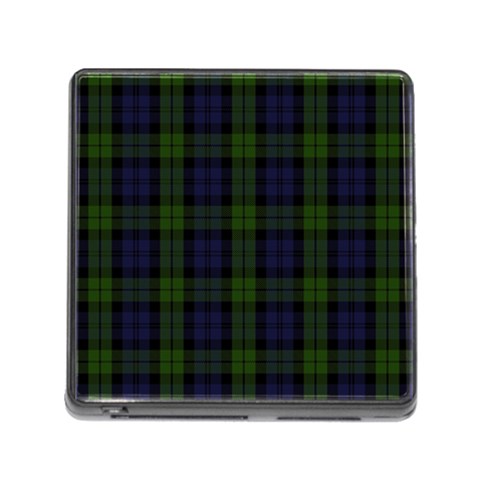 Blackwatch Tartan Memory Card Reader (Square) from ArtsNow.com Front