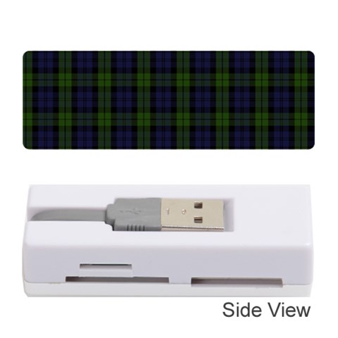 Blackwatch Tartan Memory Card Reader (Stick) from ArtsNow.com Front