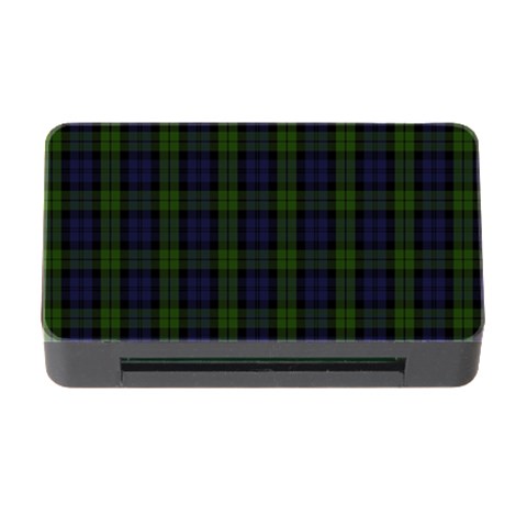 Blackwatch Tartan Memory Card Reader with CF from ArtsNow.com Front