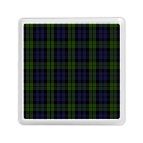 Blackwatch Tartan Memory Card Reader with Storage (Square) from ArtsNow.com Front