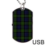 Blackwatch Tartan Dog Tag USB Flash (One Side)