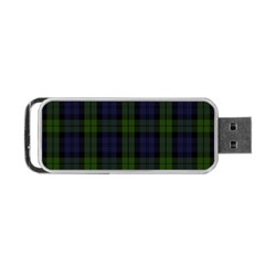 Blackwatch Tartan Portable USB Flash (Two Sides) from ArtsNow.com Front