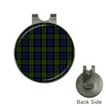 Blackwatch Tartan Golf Ball Marker Hat Clip