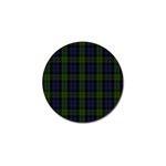 Blackwatch Tartan Golf Ball Marker