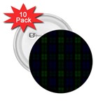 Blackwatch Tartan 2.25  Button (10 pack)