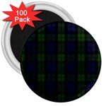 Blackwatch Tartan 3  Magnet (100 pack)