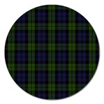 Blackwatch Tartan Magnet 5  (Round)