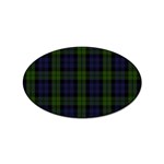 Blackwatch Tartan Sticker Oval (100 pack)