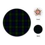 Blackwatch Tartan Playing Cards (Round)