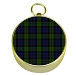 Blackwatch Tartan Gold Compass