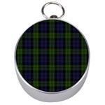 Blackwatch Tartan Silver Compass